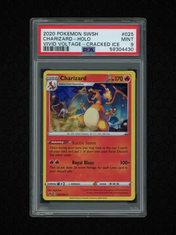2020 Vivid Voltage Charizard #25 PSA 9, PSA 9