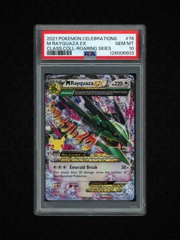 2021 Celebrations Classic Collections M Rayquaza EX #76 PSA 10, PSA 10