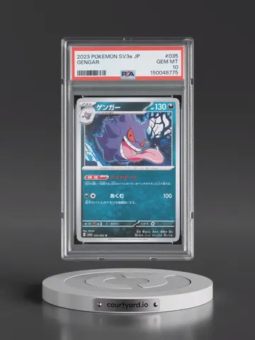 2023 Pokémon Sv3a-Raging Surf Gengar, PSA 10 GEM MINT