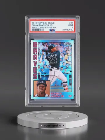 2019 Topps Chrome 1984 Topps Baseball Ronald Acuna Jr., PSA 9 MINT