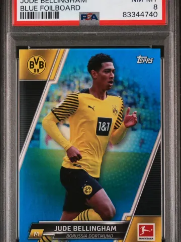 2021 #54 Jude Bellingham PSA 8 Topps Bundesliga, PSA 8