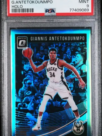 2018 #85 Giannis Antetokounmpo PSA 9 Panini Donruss Optic, PSA 9