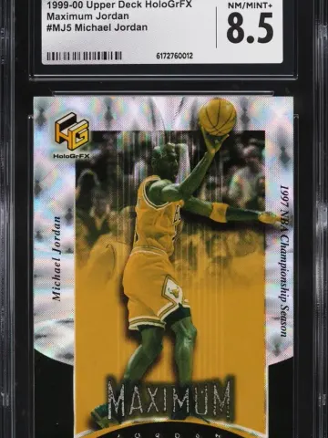 1999 Upper Deck Hologrfx Maximum Jordan Michael Jordan #MJ5 CGC 8.5 NM-MT+, CGC 8.5
