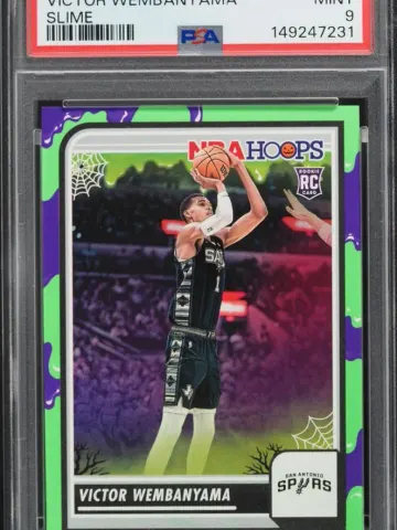 2023 #108 Victor Wembanyama PSA 9 Haunted Hoops Slime ROOKIE, PSA 9