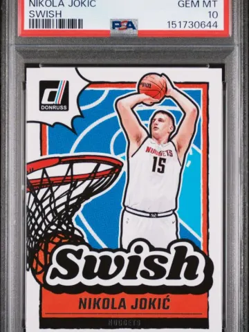 2024 #16 Nikola Jokic PSA 10 Panini Donruss Swish, PSA 10