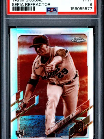2021 #103 Tarik Skubal PSA 9 Topps Chrome, PSA 9