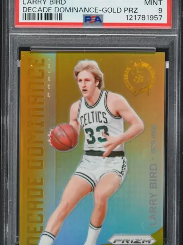 2023 #16 Larry Bird PSA 9 Panini Prizm Deca, PSA 9