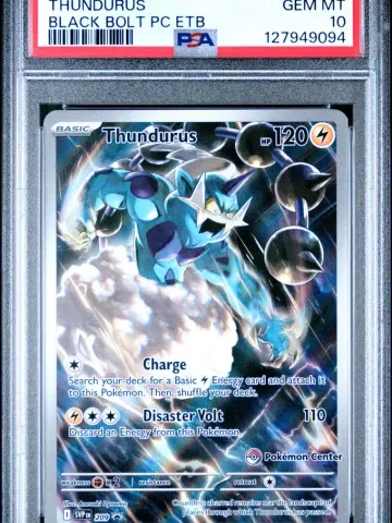 2025 #209 Thundurus PSA 10 Svp EN-SV Black Star Promo, PSA 10