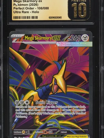 Mega Skarmory ex #106, CGC 10