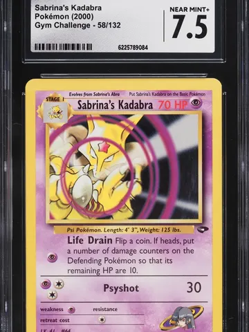 Sabrina's Kadabra #58, CGC 7.5