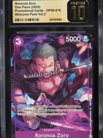 Roronoa Zoro #OP09-076, CGC 10