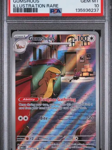 2025 #153 Gumshoos PSA 10 Meg EN-Mega Evolution, ungraded