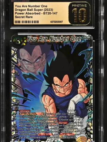 2023 #BT20-147 You Are Number One CGC 10 Pristine Power Absorbed - English, ungraded