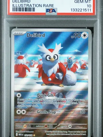 2025 #152 Delibird PSA 10 Meg EN-Mega Evolution, GEM-MT 10