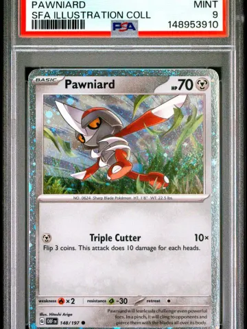 2024 #148 Pawniard PSA 9 Obf EN-Obsidian Flames, MINT 9