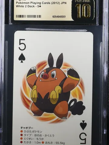 2012 White 2 Deck (White Kyurem on Back) Japanese Pignite #5Â¨ CGC 10  Pristine, CGC 10