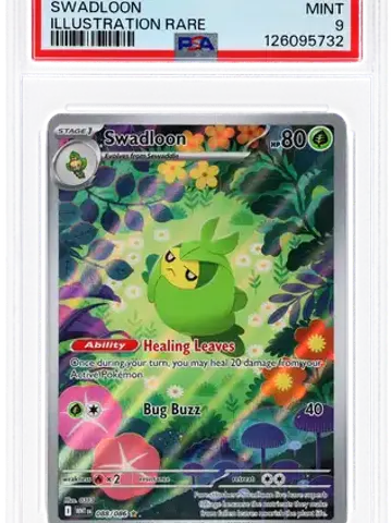 2025 Swadloon Illustration Rare #088 Pokemon Wht En-White Flare [PSA MINT 9], ungraded