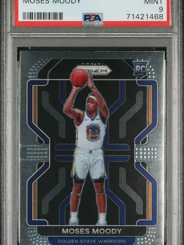 2021 PANINI PRIZM MOSES MOODY - JB99000309 (PSA MINT 9), PSA 9
