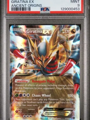 2015 #57 Giratina EX PSA 9 XY Ancient Origins Pokemon, PSA 9