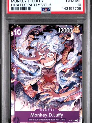 2023 #041 Monkey D. Luffy PSA 10 Promos One Piece, PSA 10