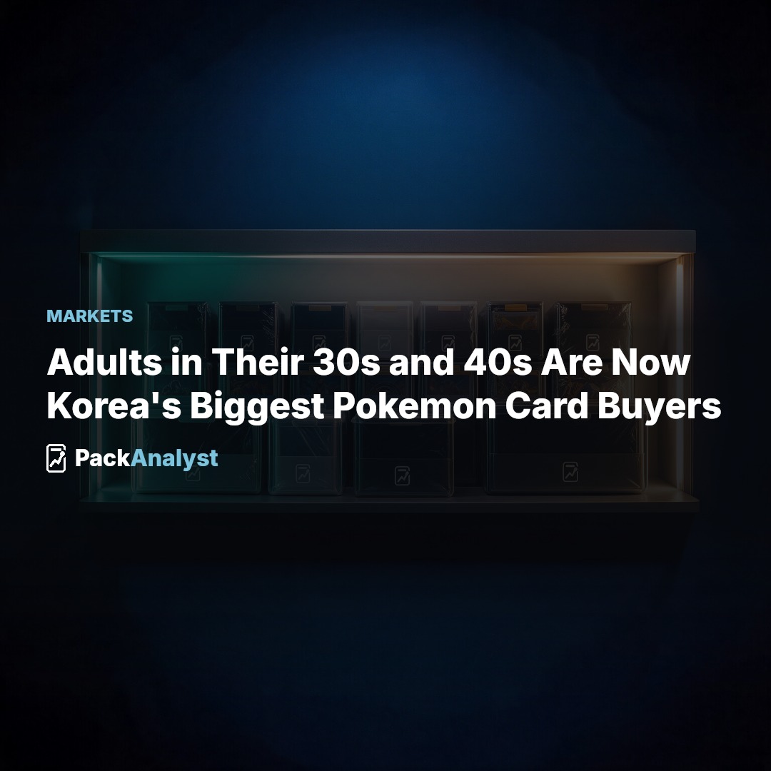 Adults in Their 30s and 40s Are Now Korea's Biggest Pokemon Card Buyers